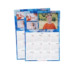 Calendarios poster con tu foto. Una cara