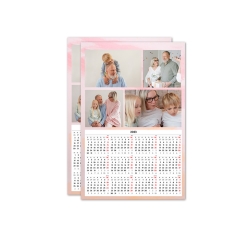 Calendarios poster con tu foto. Una cara