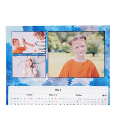 Calendarios poster con tu foto. Una cara