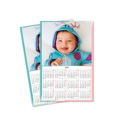 Calendarios poster con tu foto. Una cara