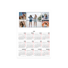 Calendario personalizado imán en formato poster