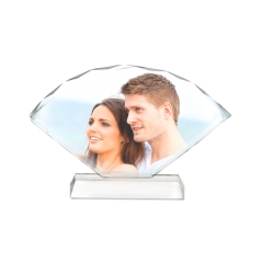 Cristal abanico personalizado