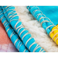 Manta sherpa borreguillo personalizada