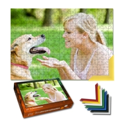 Puzzles personalizados de cartón enmarcados de 35 a 3000 piezas