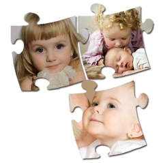 Puzzle personalizado Gigante de madera - "Formas"