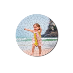 Puzzle personalizado redondo