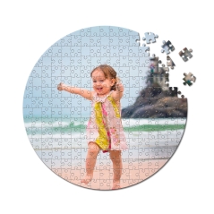 Puzzle personalizado redondo