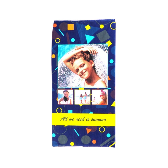 Toalla de playa personalizada
