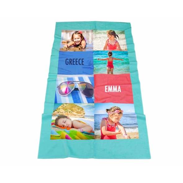 Toallas de baño personalizadas con fotos y textos